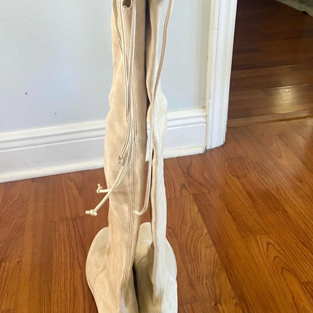 Stuart Weitzman Lowland over the knee suede boots - Picture 5 of 11